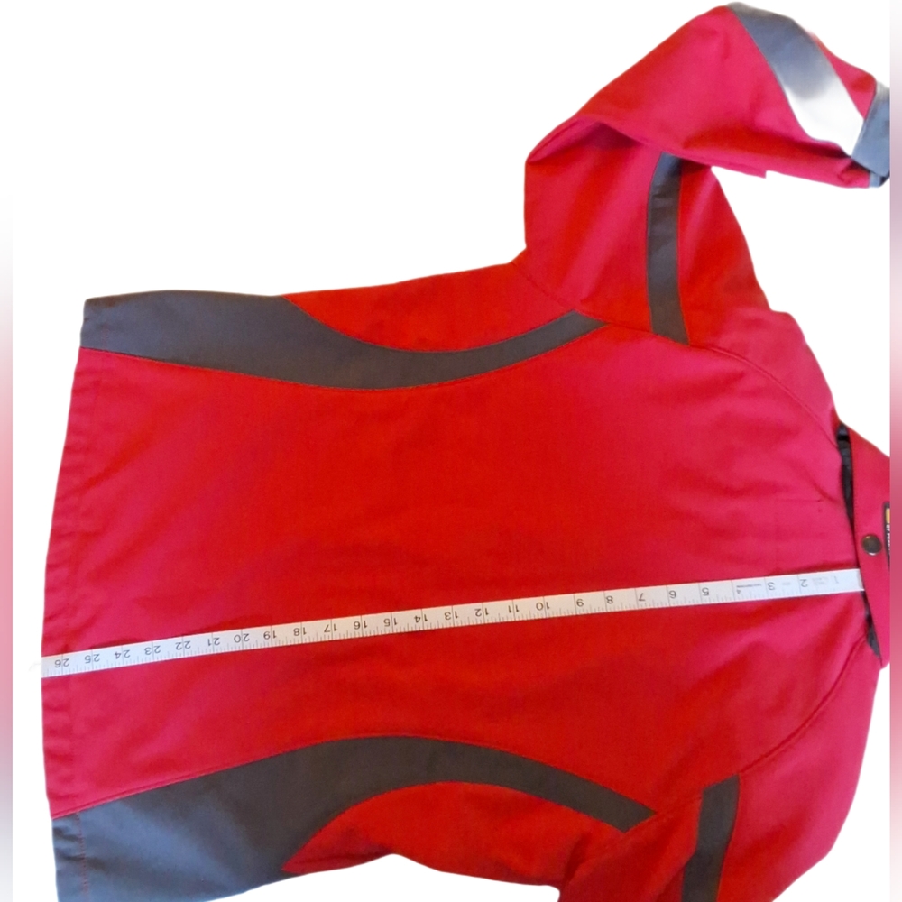Peak Performance Red & Gray Softshell Jacket - Picture 4 of 8